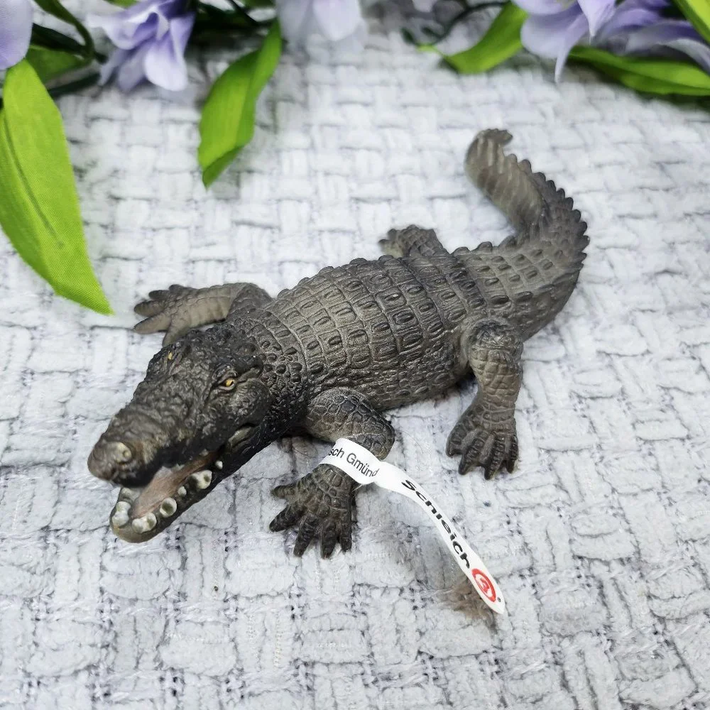 Schleich Alligator Crocodile Figure 73527 2007 with Tag Mix 'n Match 3/$30